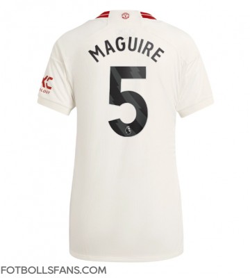 Manchester United Harry Maguire #5 Replika Tredje Tröja Damer 2023-24 Kortärmad